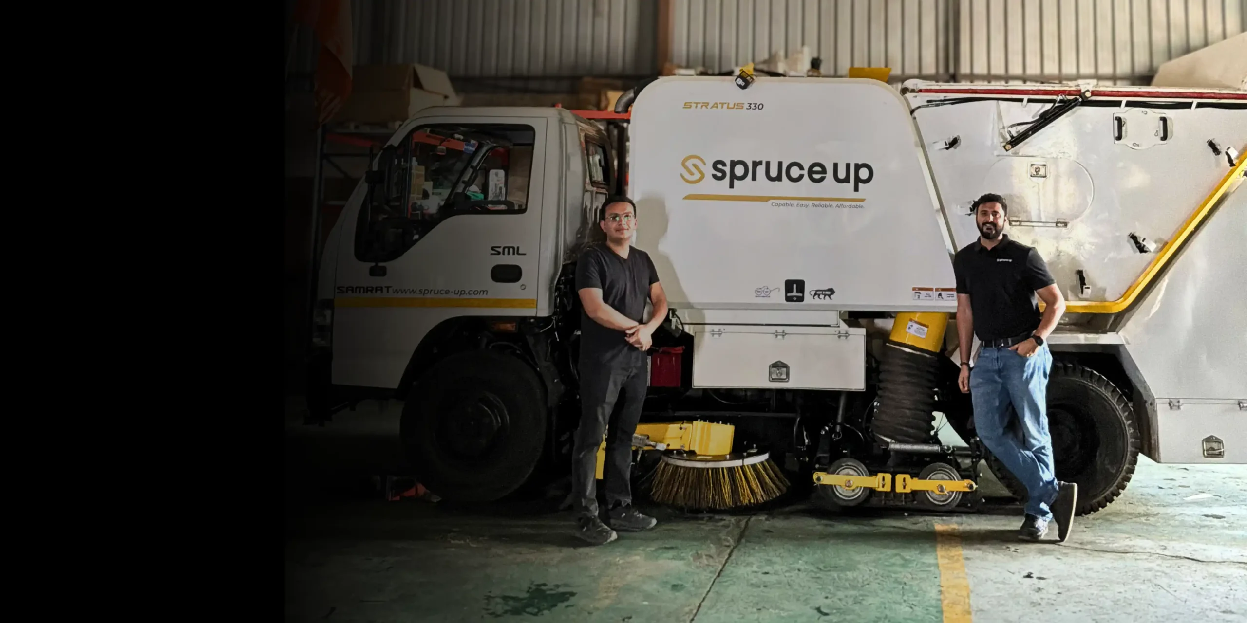 Forbes Asia 30 Under 30 and Forbes India DGEMS Select 200 company Spruce Up Industries, founded by IIT Bombay & Harvard alumnus. Merges world class engineering with deep public health research to design highly reliable, solid waste suction machinery