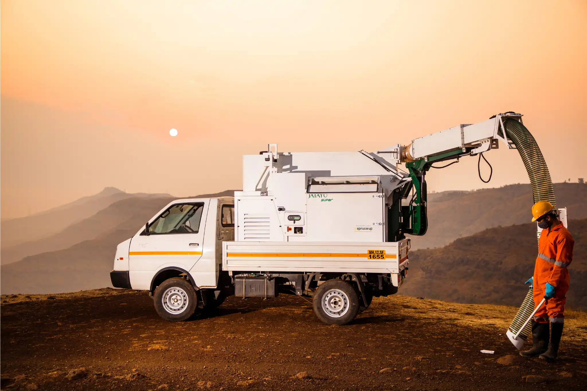 The original makers of the Jatayu garbage suction machine — Spruce Up Industries