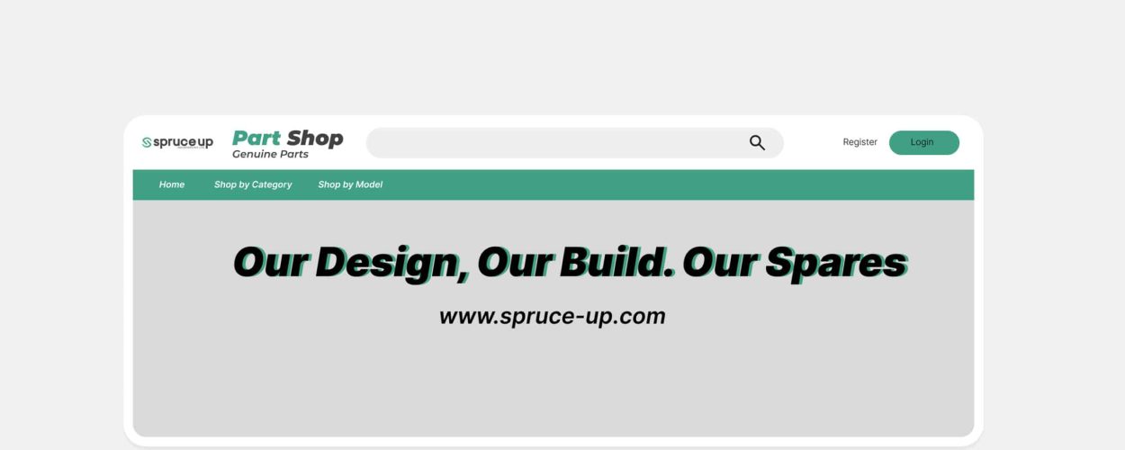 Spruce Up Parts Shop hero imahe
